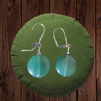 Boucles d'oreilles aventurine