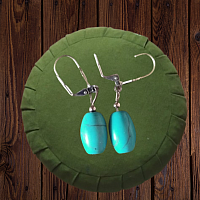 Boucles d'oreilles turquoise